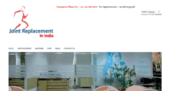 Desktop Screenshot of jointreplacementinindia.com